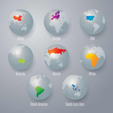 world map globe.のイラスト素材