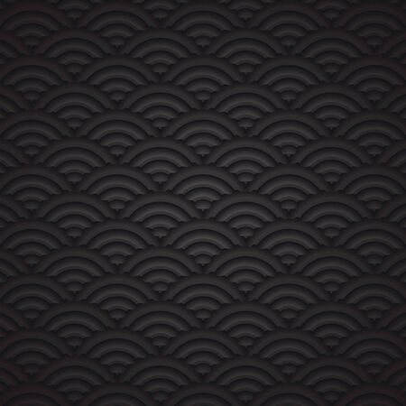 Black texture Asian style vector background.のイラスト素材