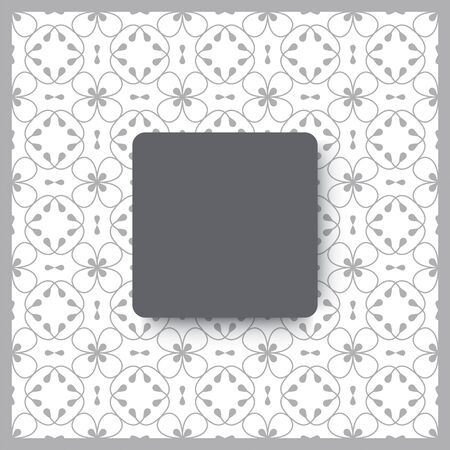 Vector floral background with copy space for text.のイラスト素材