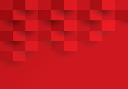 Red geometric background.のイラスト素材