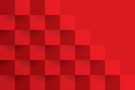 Red abstract squares patternのイラスト素材