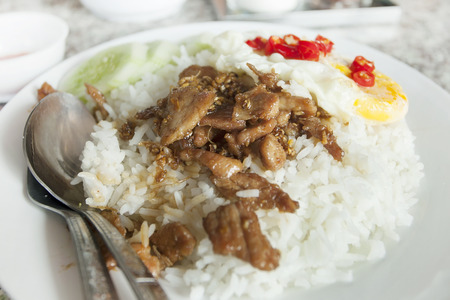 Pork Fried Riceの写真素材