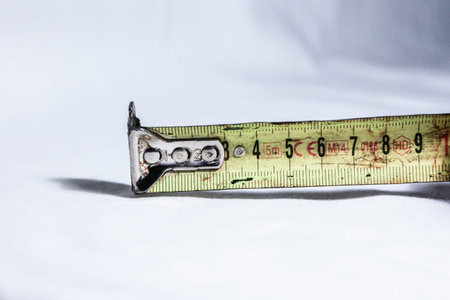Metal yellow roulette ruler for the master