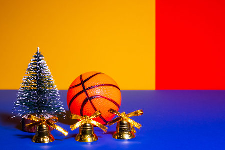 New Year's Holidays. Festive mood. Christmas and New Year. Decoration for the Christmas tree. Toys...