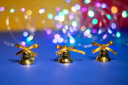 New Year's Holidays. Festive mood. Christmas and New Year. Decoration for the Christmas tree. Toys and gifts. Christmas tree. holiday and fun. winter vacation. winter holidays. christmas background. New Year characters. Snowman, santa claus. Father Frost.の写真素材