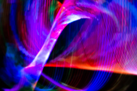 Light painting abstract background.