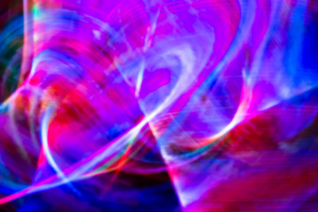 Light painting abstract background.
