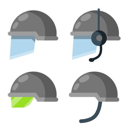 Helmet of soldier of special purpose. Set of SWAT armor and clothing Items.