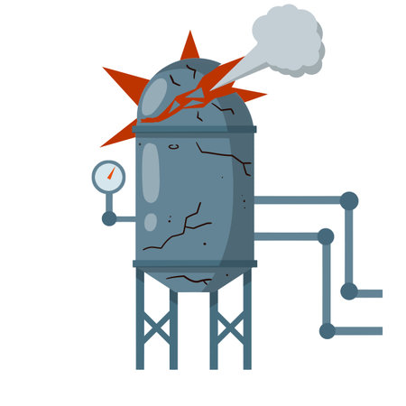 Element of house, bath and toilet system. Cartoon flat illustration.のイラスト素材