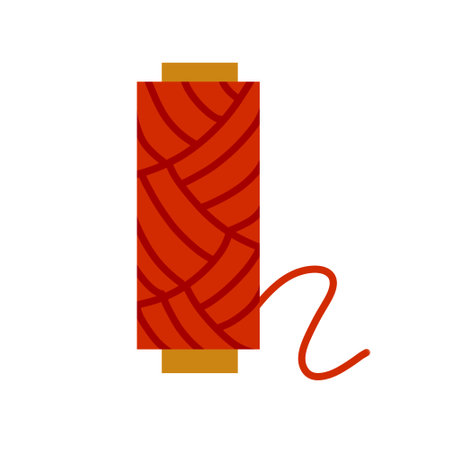 Spool of thread. Sewing tools and hobbies.のイラスト素材