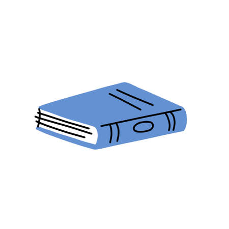 Book in cartoon style. Education and knowledge.のイラスト素材