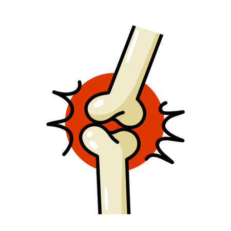Arthritis and Bone. Biology and anatomy. Medical education and surgery.のイラスト素材