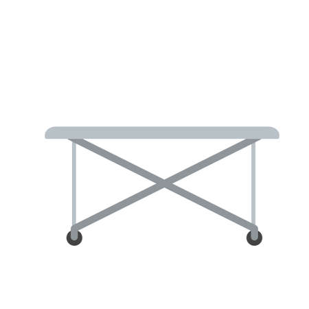 Medical bed on wheels.のイラスト素材
