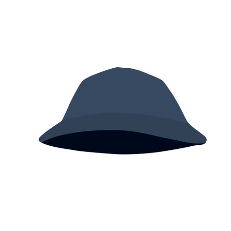 Panama hat. Summer men headdress. Accessory clothing.のイラスト素材