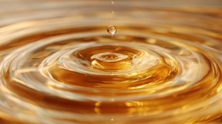 Water drop close-up macro photography. Abstract background for design.の素材