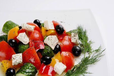 Greek salad 3の写真素材