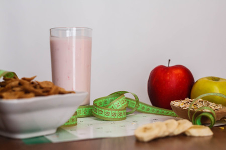 Healthy Food on the tableの写真素材