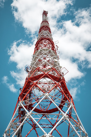 Communication tower radio signalの写真素材