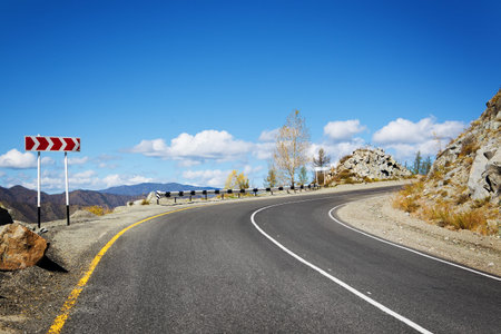 road in mountains