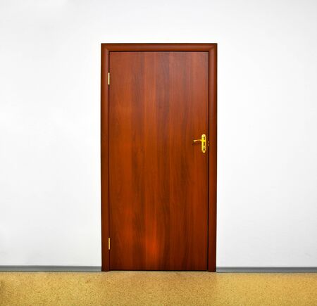 closed doorの写真素材