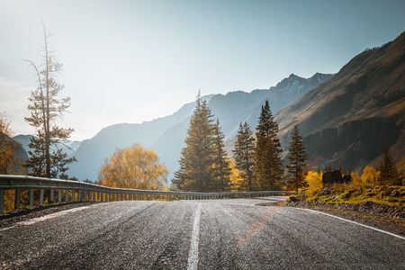 highland roadの写真素材