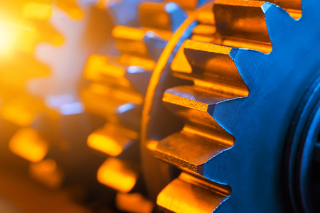 Gears. Machine part.の写真素材