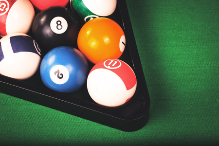 pool billiards.の写真素材
