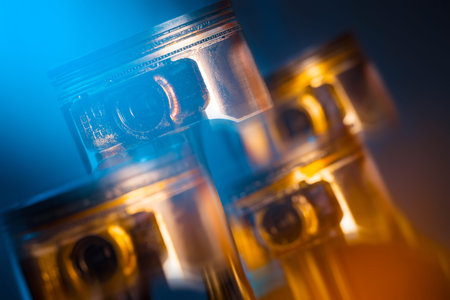 engine. pistons.の写真素材