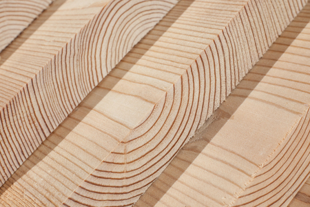 wooden plank stackの写真素材