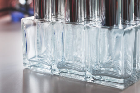 Perfume bottlesの写真素材