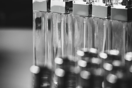 Perfume bottlesの写真素材