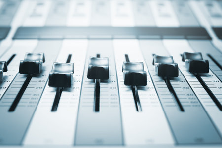 sound mixer. recording studio.