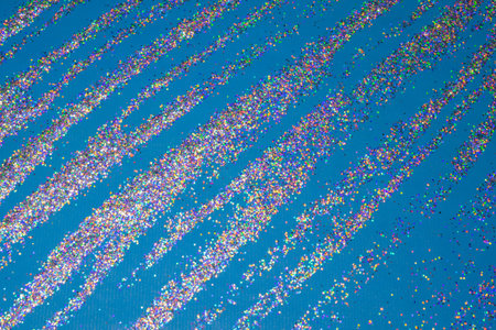 beautiful abstract patterns with sparkles on a blue background