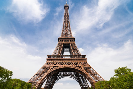 Eiffel Tower in Paris, photo taken in May 2011.
