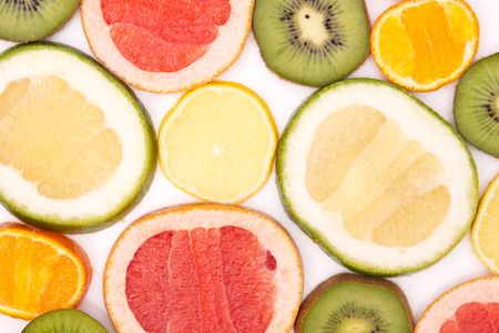 fruits colourfully backgroundの写真素材