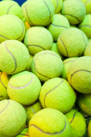 tennis ballsの写真素材