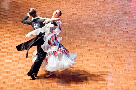 Polish championship in the ballroom dance March 12 in Szczecin 2011, Polandのeditorial素材