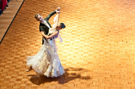Polish championship in the ballroom dance March 12 in Szczecin 2011, Polandのeditorial素材