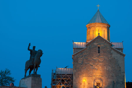 Old Town in Tbilisi By Night