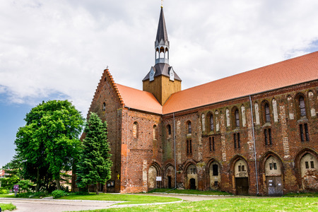 medieval Cistercian monastery in Kolbacz, Polandの写真素材