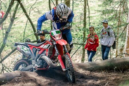 Drapak Rodeo Race: most extreme enduro race in Czech Republic, which took in Petrikovice in Czech Republic 25th April, 2015のeditorial素材