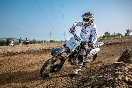 GDANSK, POLAND - SEPTEMBER 10 : rider on Polish Motocross Championship Poland, Gdansk 10 Septemeber 2016