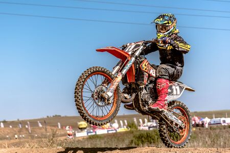 GDANSK, POLAND - SEPTEMBER 11 : undefined rider on Polish Motocross Championship Poland, Gdansk 11 Septemeber 2016のeditorial素材