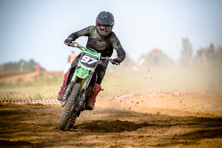 Undefined rider on Polish The West Zone Motocross Championship Poland, Chojna 25 September 2016