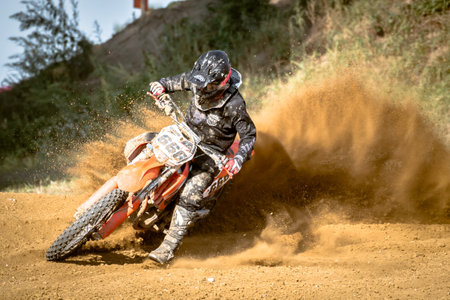 Undefined rider on Polish The West Zone Motocross Championship Poland, Chojna 25 September 2016