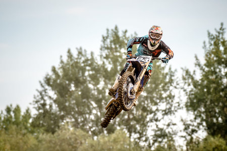 Undefined rider on Polish The West Zone Motocross Championship Poland, Chojna 25 September 2016