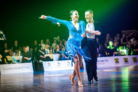 Ruda Slaska, Poland - March 11, 2017 - Polish Championship Of Latin Dance In Ruda Slaskaのeditorial素材