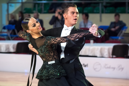 Elblag, Poland - October 13, 2017 - Baltic Cup Dance Competition. International dance tournament in Elblagのeditorial素材