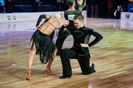 Elblag, Poland - October 13, 2017 - Baltic Cup Dance Competition. International dance tournament in Elblagのeditorial素材