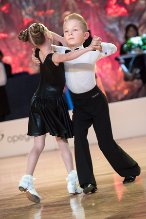 Elblag, Poland - October 15, 2017 - Baltic Cup Dance Competition. International dance tournament in Elblagのeditorial素材